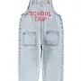 Piupiuchick - Dungarees faded light blue denim  "school trip"