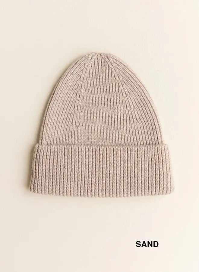 HVID - Beanie Fonzie KIDS  Sand (4 - 18 months)