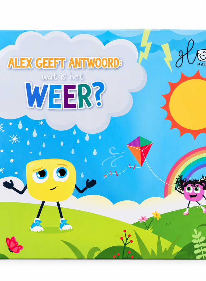 Glo Pals boek met lichtjes - Alex voorspelt het weer NL