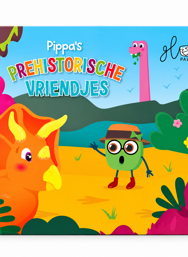 Glo Pals boek met lichtjes - Pippa's prehistorische vriendjes NL