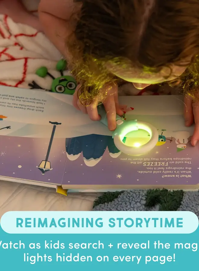 Glo Pals boek met lichtjes - Alex voorspelt het weer NL