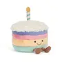 Jellycat - Rainbow birthday cake