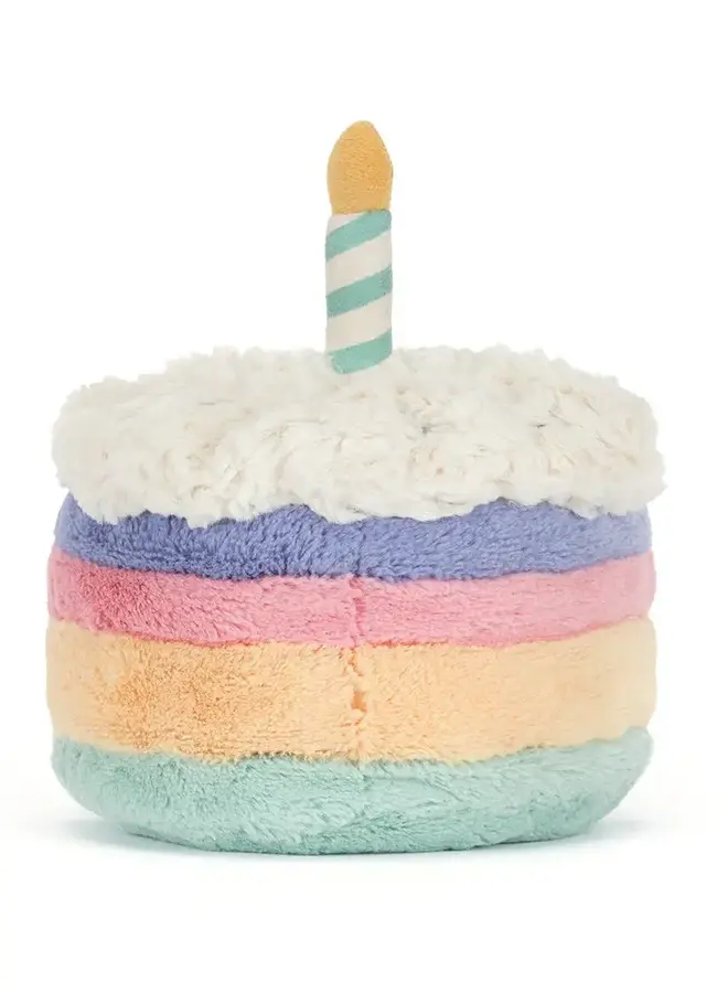 Jellycat - Rainbow birthday cake