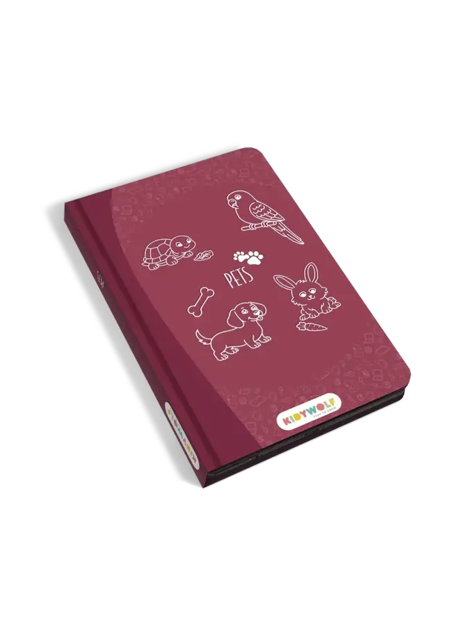 Kidywolf - KIDYDRAW-MINI 30-beeld tekentablet 30 huisdieren
