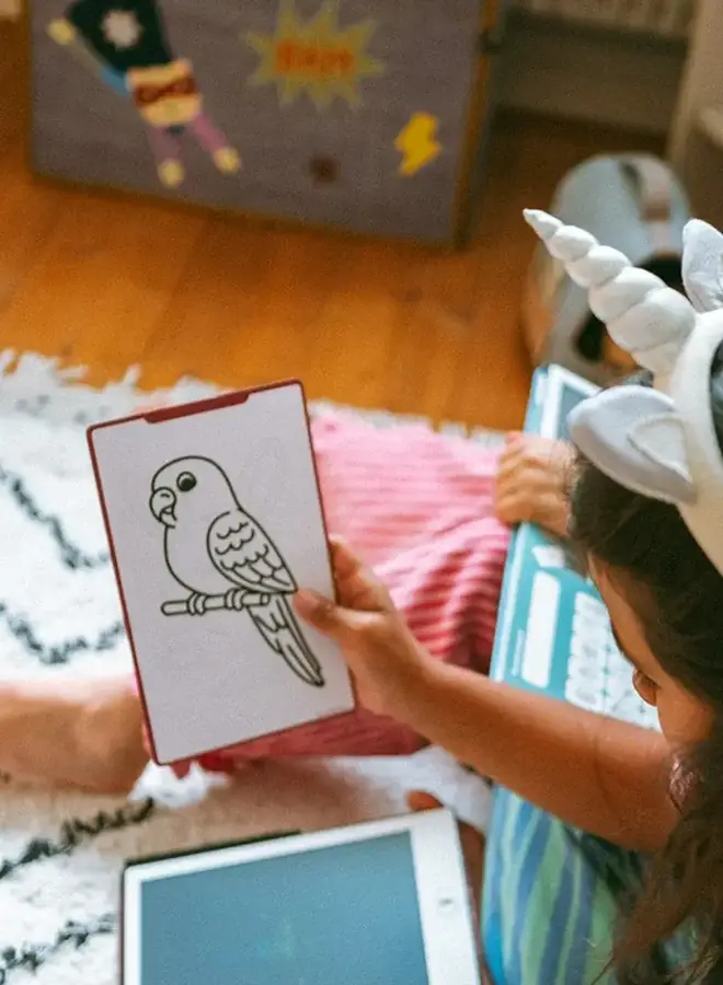 Kidywolf - KIDYDRAW-MINI 30-beeld tekentablet 30 huisdieren
