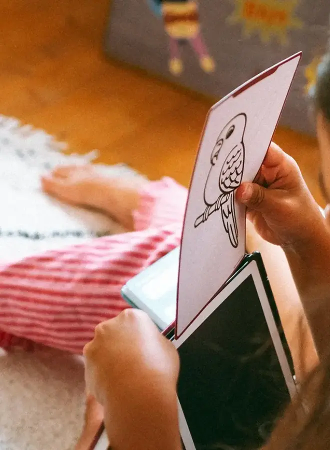 Kidywolf - KIDYDRAW-MINI 30-beeld tekentablet 30 huisdieren