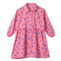 Lötiekids - Woven buttoned dress  HEARTS Pink lemonade
