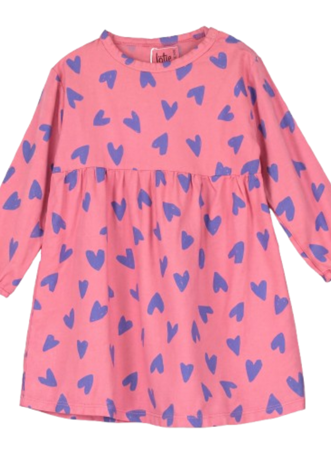 Lötiekids - Baby woven dress pink