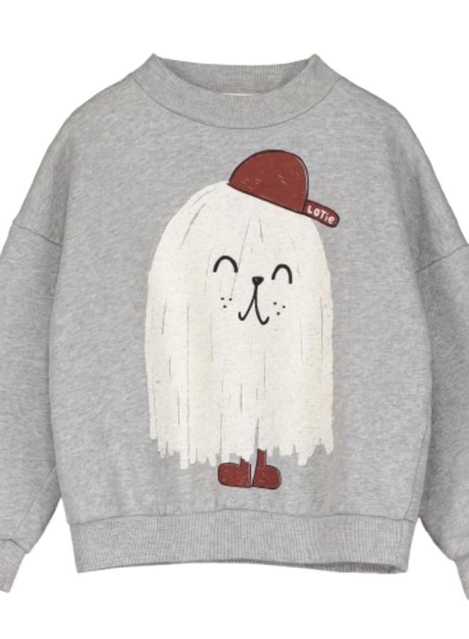 Lötiekids - Sweatshirt medium grey Good monster