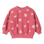Lötiekids - Baby teddy sweatshirt Peach daisies