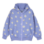 Lötiekids - Lavender hooded jacket Daisies