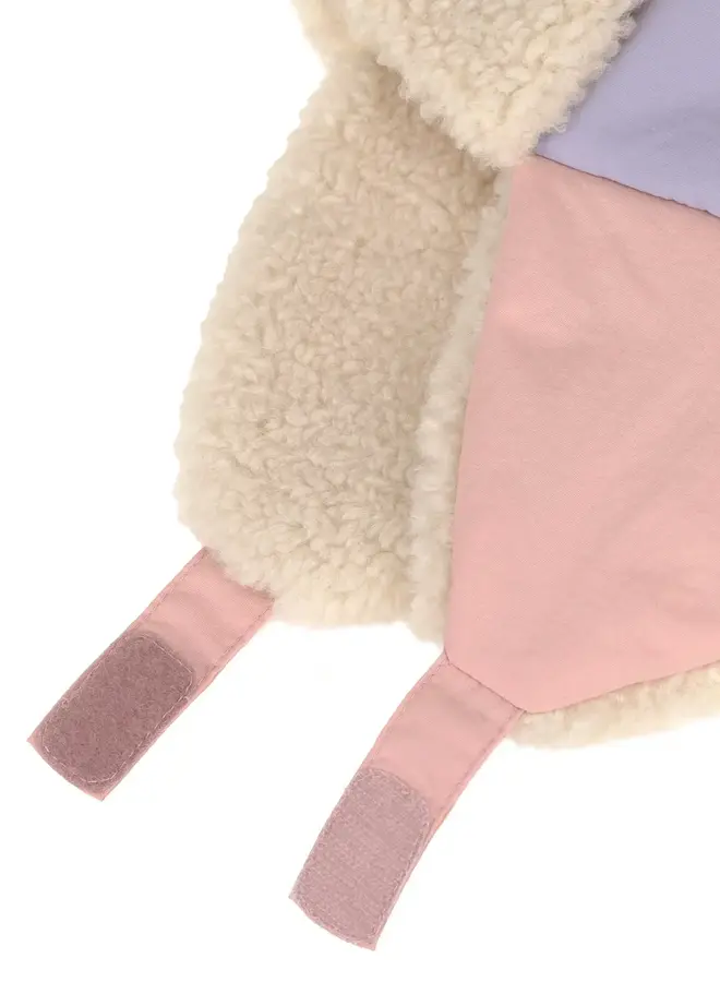 Lässig - Teddy Winter Hat Heart rose smoke (52-56)