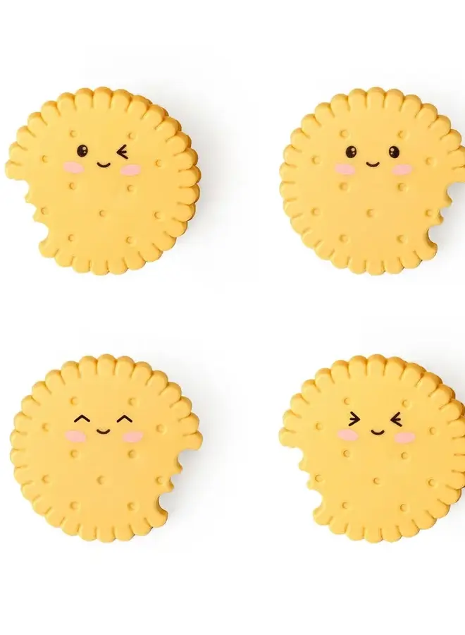Legami - Set of 4 bag clips Cookie