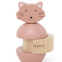 Trixie - Wooden rattle stacker - Mrs. Cat