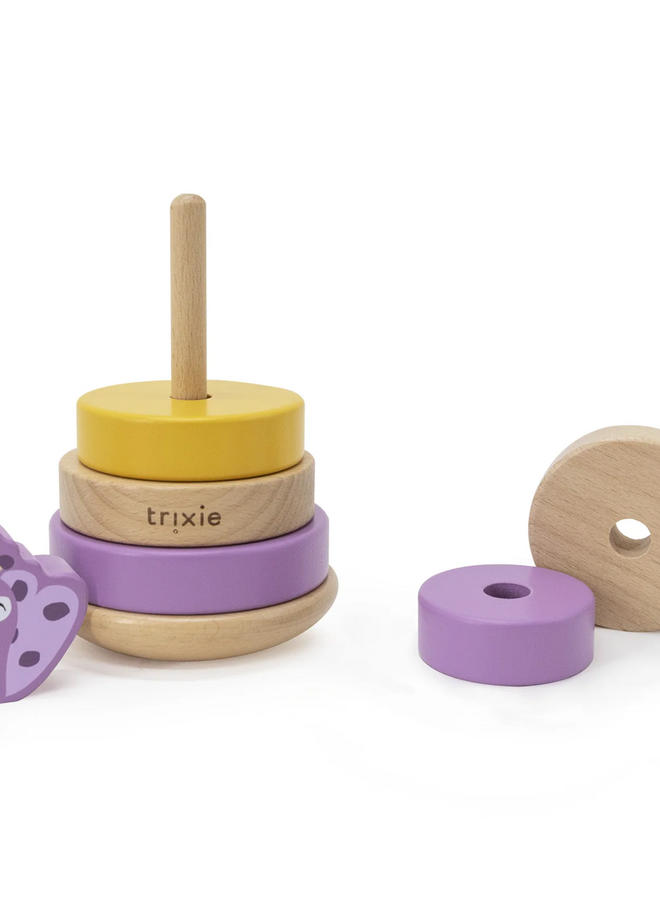 Trixie - Houten stapeltoren - Mrs. Peacock