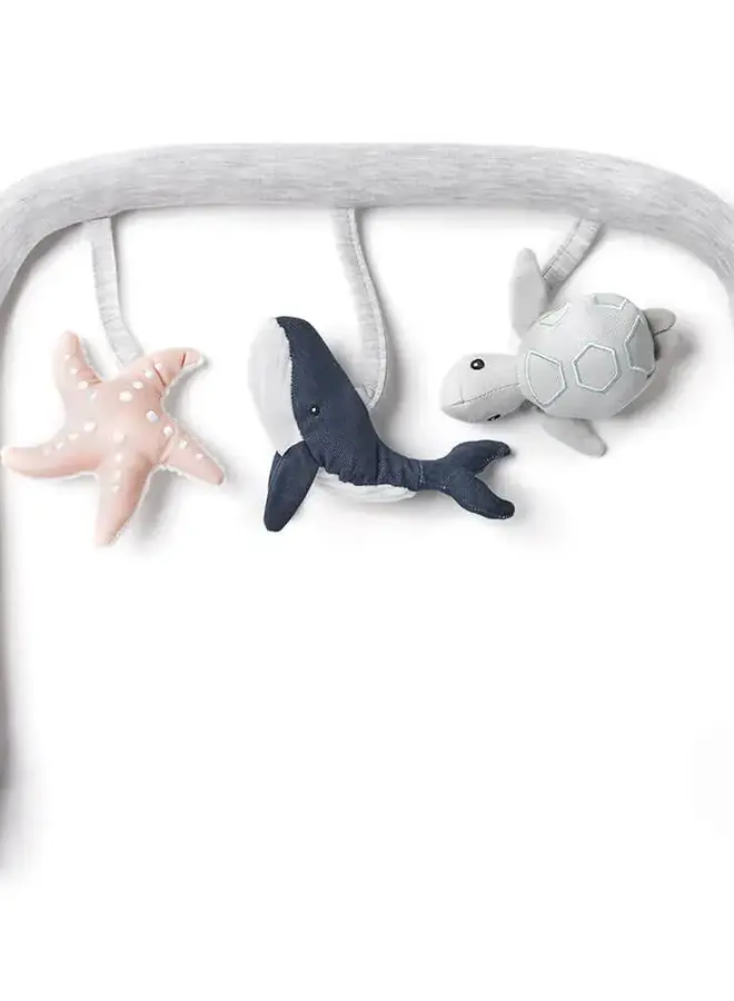 Ergobaby - Evolve Bouncer - Toy Bar Ocean Wonders - Light grey