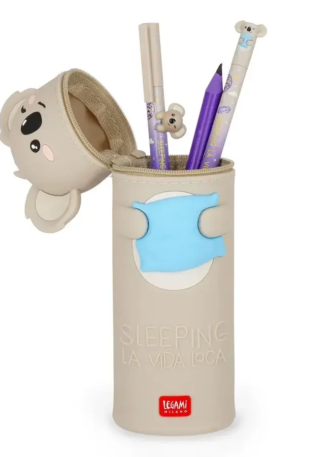 Legami - Kawaii - 2-in-1 Silicone pencil case - Koala