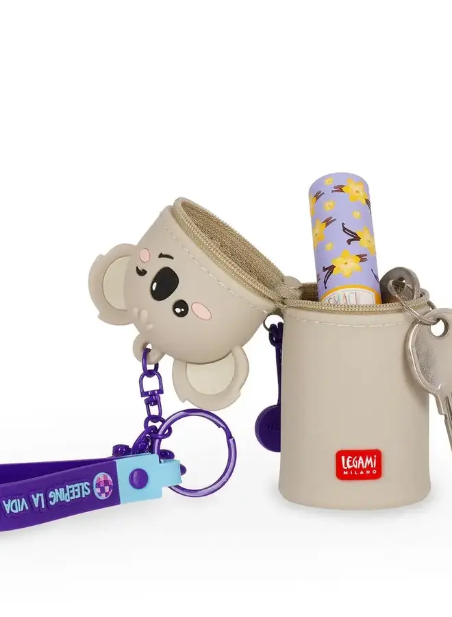 Legami - Mini kawaii - Coin purse with key ring - Koala