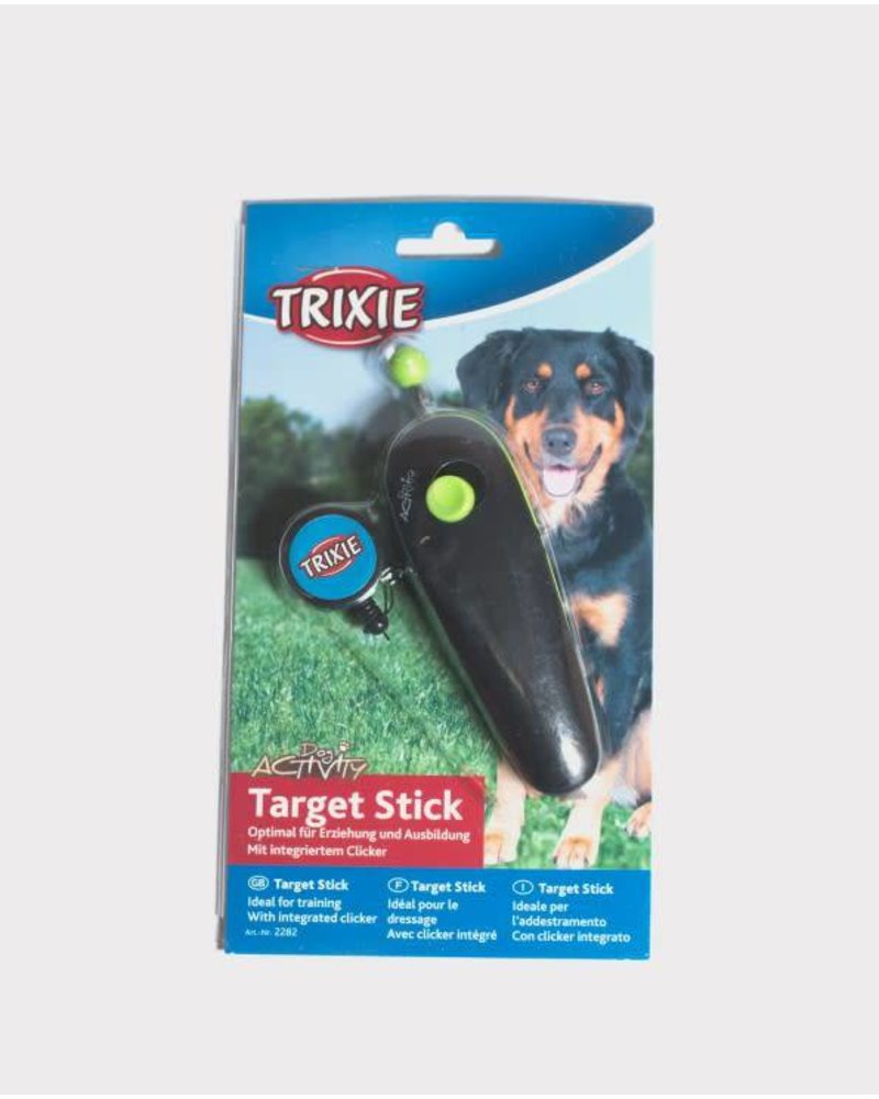 Target stick with clicker