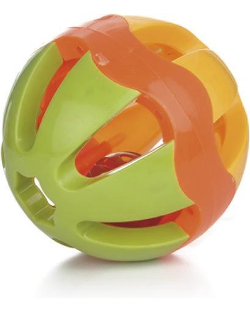 Plastic playball with bell