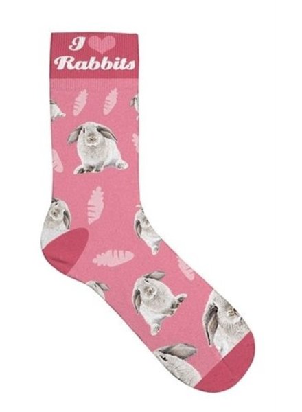 Socks with rabbits