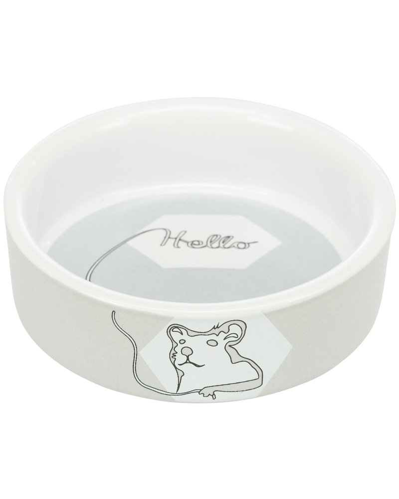 Ceramic food bowl for hamsters