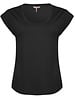 ESQUALO F21.30518 T-shirt turn up sleeve black