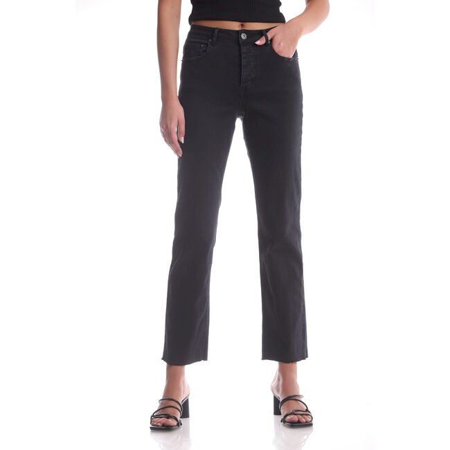 BIANCO 121574 Gianna black black denim straight