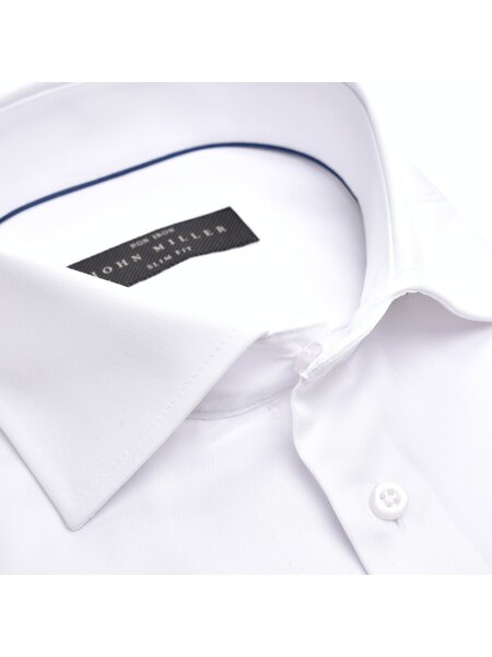 JOHN MILLER 5343511-910  Slim Fit overhemd lange mouw wide spread non iron WIT