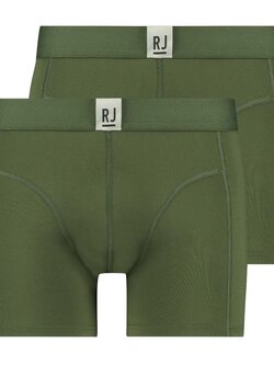RJ Bodywear MEN'S BOXERSHORT JORT 35-044-290 DONKERGROEN