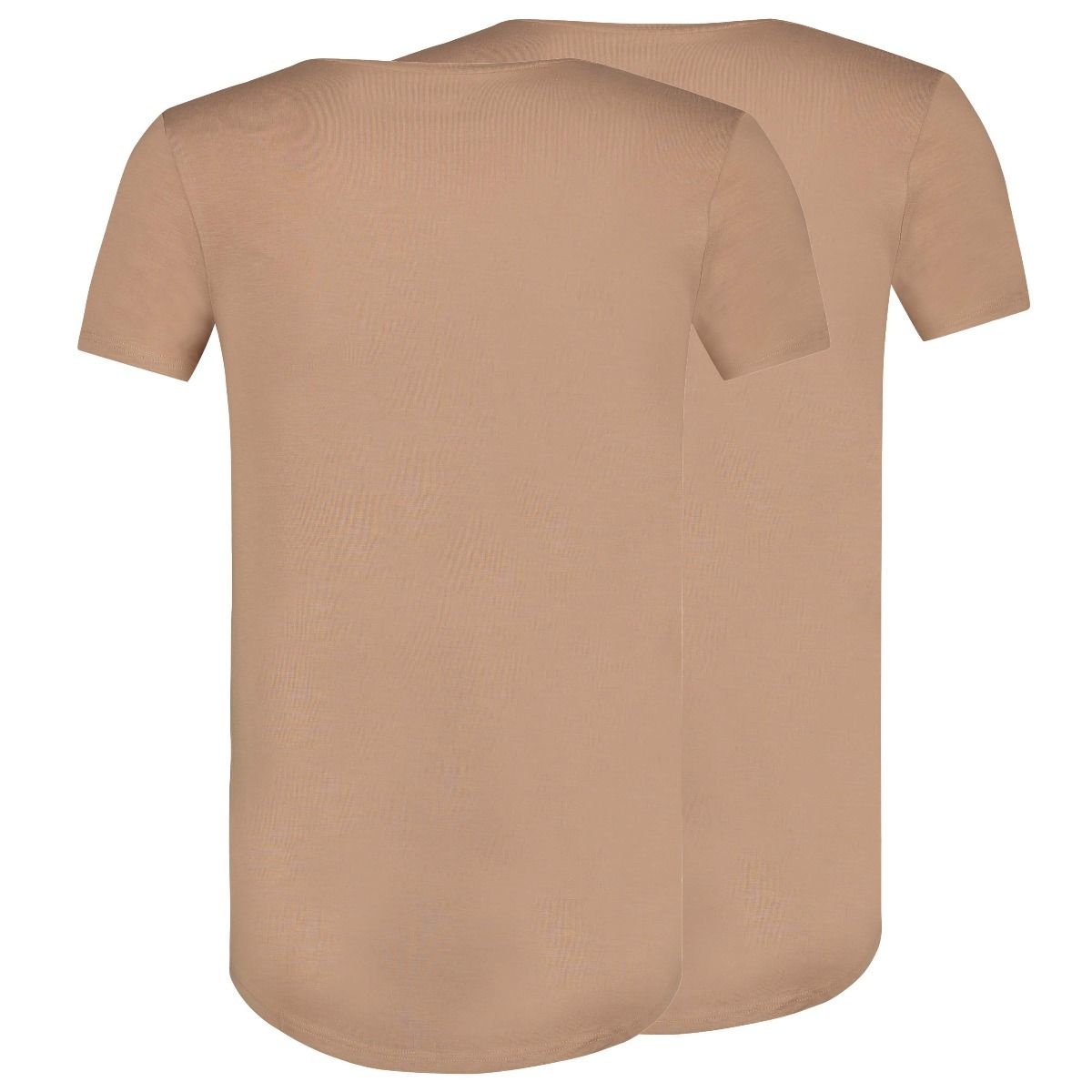 RJ BODYWEAR MADRID T-SHIRT DEEP V-NECK 37-063 NATURAL
