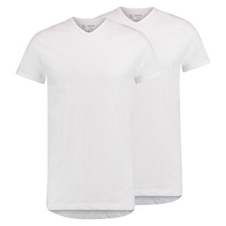 RJ BODYWEAR GOUDA THIN V-NECK 37-044 WHITE