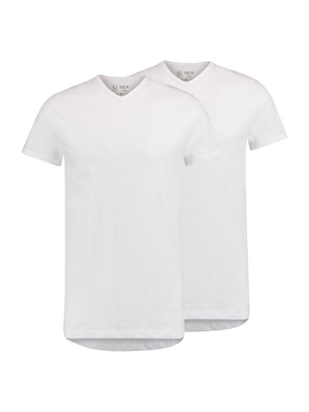 RJ BODYWEAR GOUDA THIN V-NECK 37-044 WHITE