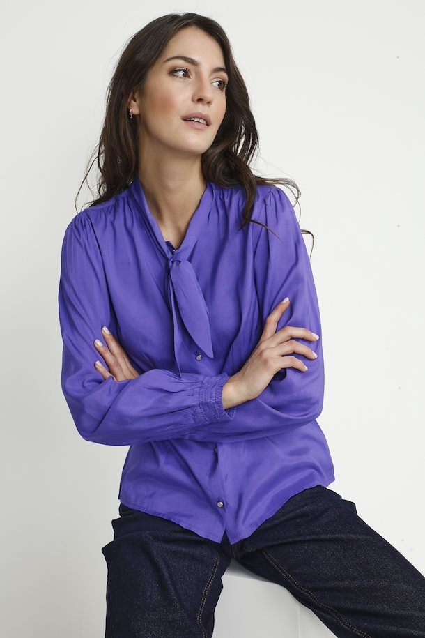 CREAM 10610481 Crsansa blouse ultra violet