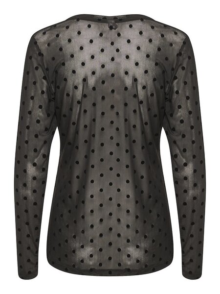 CULTURE 50109151 Cumelida ls t-shirt black dot