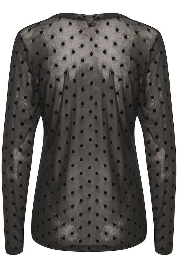 CULTURE 50109151 Cumelida ls t-shirt black dot