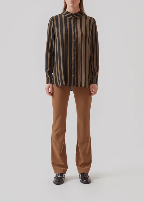 MODSTRÖM 56458 Aliciamd print shirt bold sienna stri