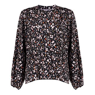 GEISHA 23608-20 Blouse black/orange combi