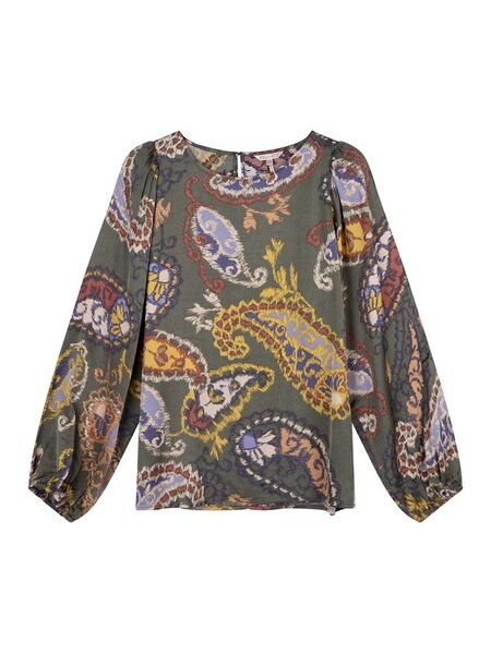 ESQUALO F22.15511 Blouse r-neck elements print print