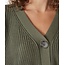 ESQUALO F22.07519 Cardigan v-neck leaf green