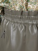 ESQUALO F22.11506 Skirt jogger zipper short pu leaf green