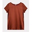 ESQUALO F22.33500 T-shirt silk copper brown