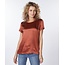 ESQUALO F22.33500 T-shirt silk copper brown