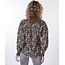 ESQUALO F22.14518 Blouse v-neck soft deco print print