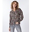 ESQUALO F22.14518 Blouse v-neck soft deco print print