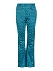 ESQUALO W22.17703 Trousers flair jacquard retro print