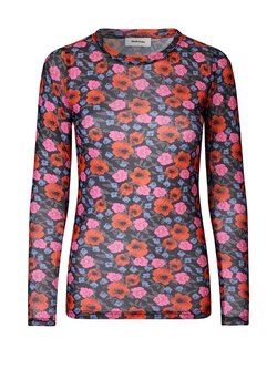Modström 56672 BINNAMD PRINT TOP 11457 FLOWER BLUSH
