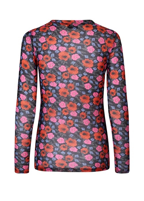 MODSTRÖM 56672 BINNAMD PRINT TOP 11457 FLOWER BLUSH