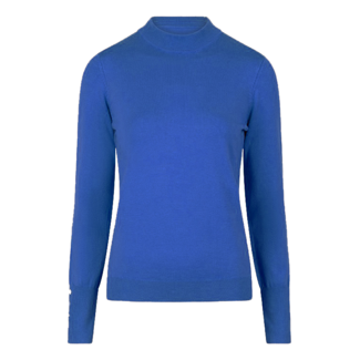 ESQUALO W22.07727 Sweater basic buttons blue