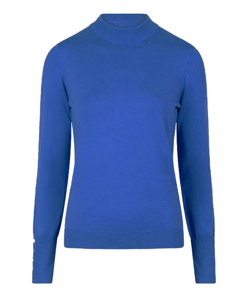 ESQUALO W22.07727 Sweater basic buttons blue